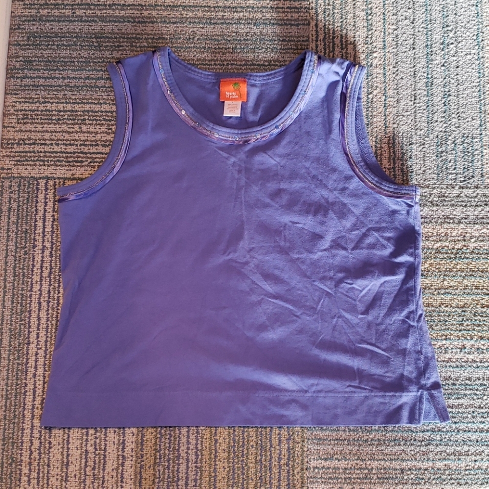 Womens Tank Tops - Group Of 3. Green And Purple - Picture 4 of 4